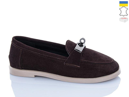 Туфли Garti 409 коричневий замш в магазине Фонтан Обуви