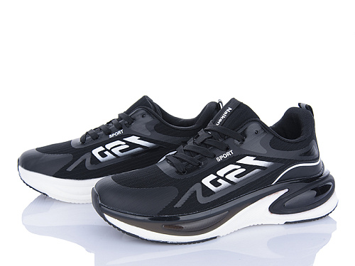 Кроссовки Lion-Lu A730-1 чорний-білий в магазине Фонтан Обуви