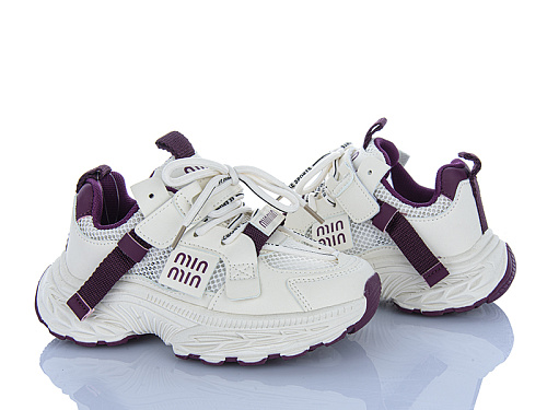 Кроссовки Clibee AD7723-1 white-red в магазине Фонтан Обуви