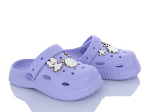 Кроксы Soylu KK003 бузковий в магазине Фонтан Обуви