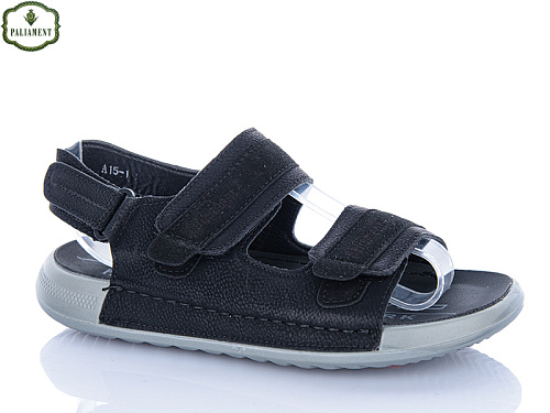 Босоножки Paliament A15 black в магазине Фонтан Обуви