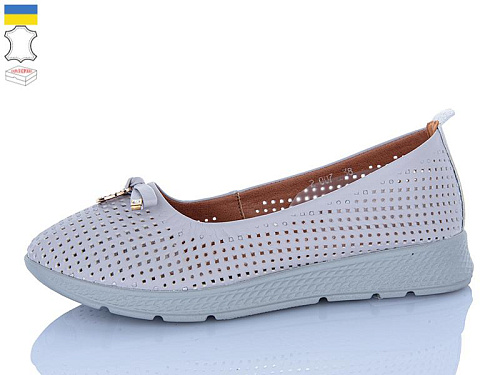 Туфли Sali 007-13 сірий сір-п. в магазине Фонтан Обуви