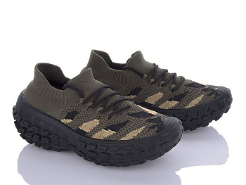 Кроссовки Violeta 149-11-3 army green в магазине Фонтан Обуви