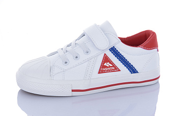 Кеды Comfort-Baby 13100 біл-червоний (24-30) в магазине Фонтан Обуви
