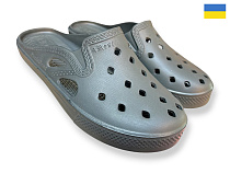 Сабо Rai Shoes 03-K3 графіт в магазине Фонтан Обуви
