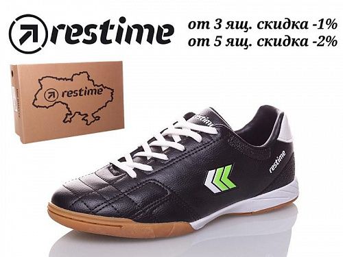 Кеды Restime DWB19888 black-white-lime в магазине Фонтан Обуви