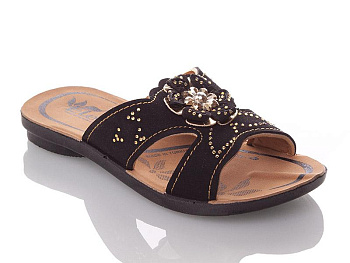 Шлепанцы Demur K26-Elena 2 black (30-35) в магазине Фонтан Обуви