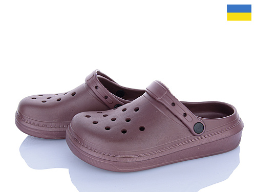 Кроксы Roks 161 шоколад в магазине Фонтан Обуви