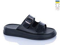 Шлепанцы Sali 10 чорний к чор-п. в магазине Фонтан Обуви