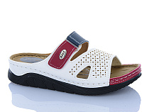 Шлепанцы Sali One 516 син-білий в магазине Фонтан Обуви