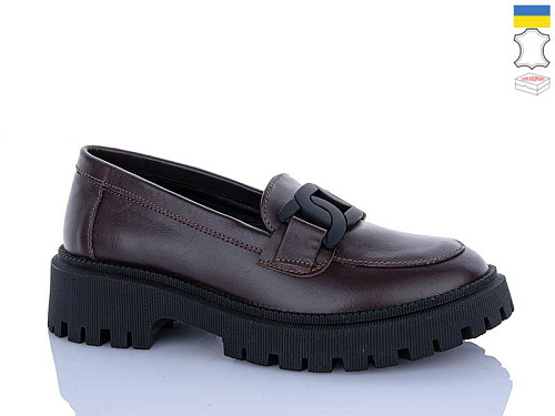 Туфли Garti 417 коричневий шкіра в магазине Фонтан Обуви