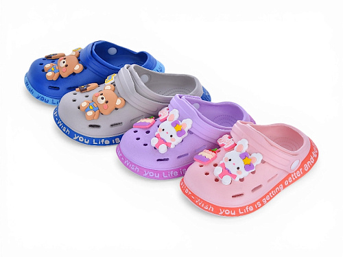 Кроксы Babyshop NUO2071 mix в магазине Фонтан Обуви