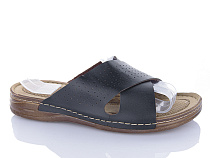 Шлепанцы Oskar 252 чорний в магазине Фонтан Обуви