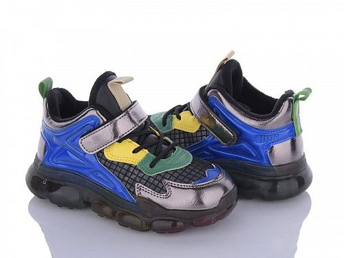 Кроссовки Fzd FB832 black-blue ЗИМА в магазине Фонтан Обуви