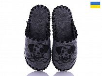 Тапочки Vends 017 серый в магазине Фонтан Обуви