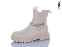 Ботинки Aba 25-20 beige в магазине Фонтан Обуви