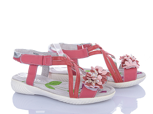 Босоножки Viktoria M264 coral в магазине Фонтан Обуви