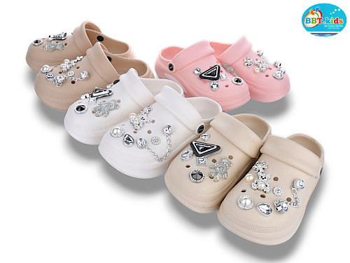 Кроксы Bbt A9132-3 mix в магазине Фонтан Обуви