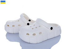 Кроксы Golden Lion 152 білий в магазине Фонтан Обуви