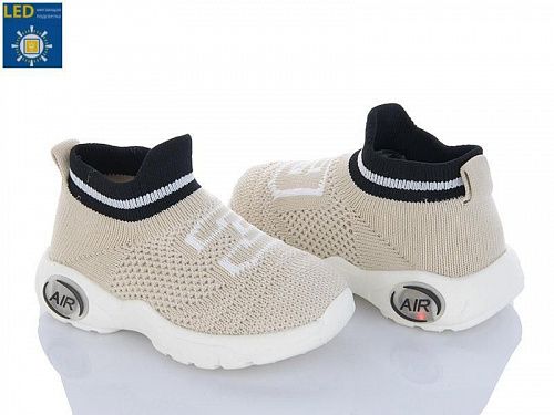 Кроссовки Fzd W967-7 beige LED в магазине Фонтан Обуви