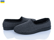 Тапочки Vladimir Луцьк N34 задник хутро сірий в магазине Фонтан Обуви