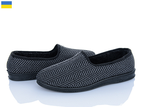 Тапочки Vladimir Луцьк N34 задник хутро сірий в магазине Фонтан Обуви