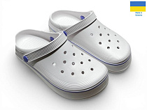 Кроксы Rai Shoes 419 білий в магазине Фонтан Обуви