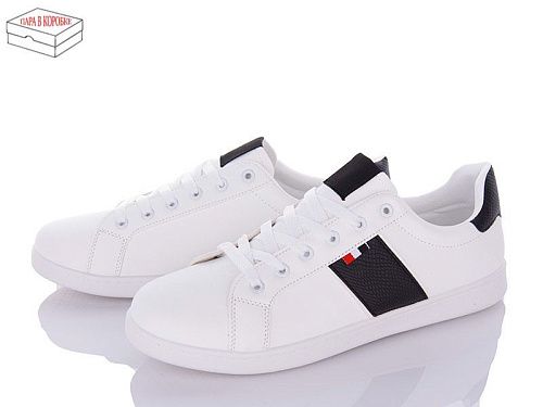 Кеды Wei Wei YY6219 white-black в магазине Фонтан Обуви