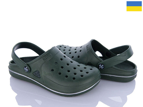 Кроксы Roks Roksol 753 хакі в магазине Фонтан Обуви