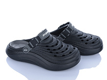 Кроксы Favorit 5523 чорний в магазине Фонтан Обуви