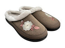 Тапочки Rai Shoes T01 кавовий в магазине Фонтан Обуви