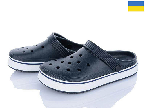 Кроксы Golden Lion 1400 т.синій в магазине Фонтан Обуви