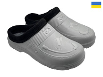 Сабо Rai Shoes BM33 св.сірий в магазине Фонтан Обуви