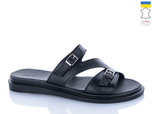 Шлепанцы Sali 53 чорний к чор-п. в магазине Фонтан Обуви