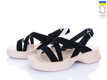 Босоножки Viscala 23938VL-176 чор-велюр-беж. в магазине Фонтан Обуви