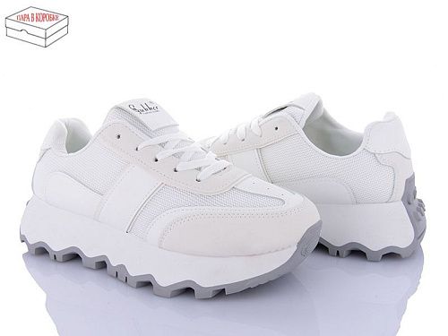 Кроссовки Viktoria RF1647 white-grey в магазине Фонтан Обуви