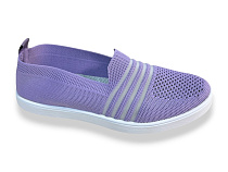 Слипоны Rai Shoes F07-024 бузковий в магазине Фонтан Обуви