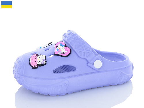 Кроксы M&L Alex13 ML3001 лаванда в магазине Фонтан Обуви