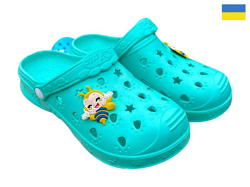 Кроксы Rai Shoes 81-82 мята в магазине Фонтан Обуви