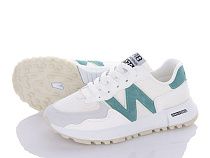 Кроссовки Violeta 150-5-150-25 white-green в магазине Фонтан Обуви