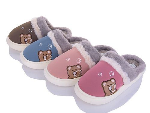 Тапочки No Brand PL06 mix в магазине Фонтан Обуви