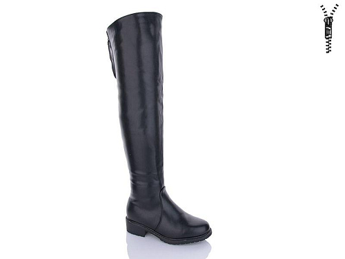 Ботфорты Qq Shoes SL9486-1 в магазине Фонтан Обуви