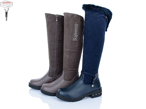 Сапоги Viktoria Ф11-1 mix єврозима в магазине Фонтан Обуви