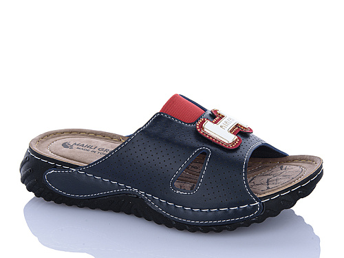 Шлепанцы Sali One 11-48 синій в магазине Фонтан Обуви