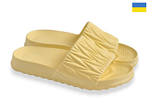 Шлепанцы Rai Shoes ДС81 св.жовтий в магазине Фонтан Обуви