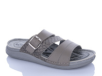 Шлепанцы Oskar 01-17 сірий в магазине Фонтан Обуви