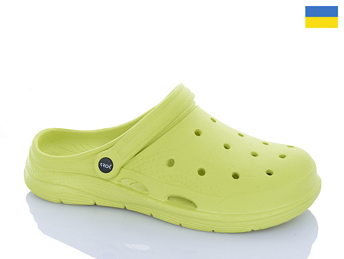 Кроксы Успіх Крок C102 зелений в магазине Фонтан Обуви