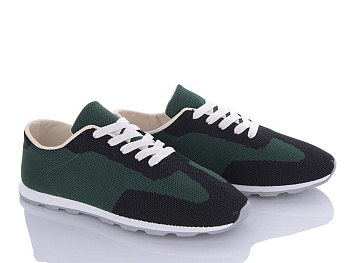 Кроссовки Violeta 176-0-176-23 black-green в магазине Фонтан Обуви