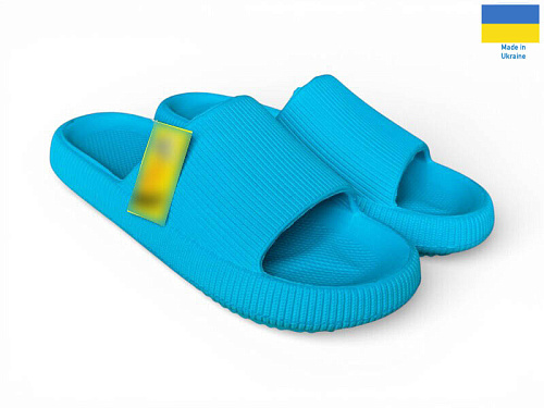 Шлепанцы Rai Shoes С88 бірюзовий в магазине Фонтан Обуви