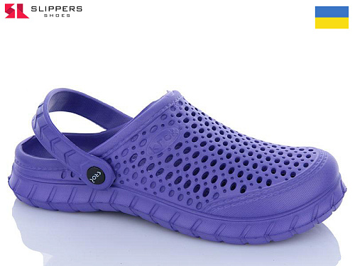 Кроксы Slipers C62M індіго в магазине Фонтан Обуви